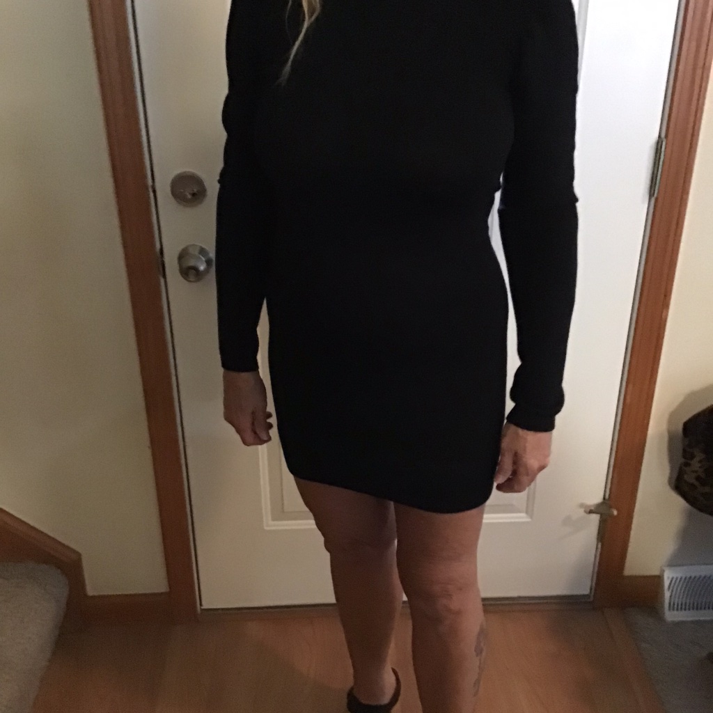Black Sweater Dress Size XsXch Brand Is Bisou Bisou